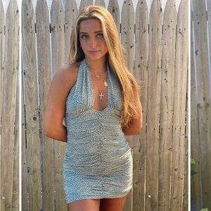 Island gypsy halter dress